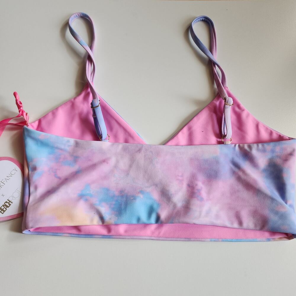 LoveShackFancy X Beach Riot Georgia Top Size Small New - Picture 3 of 11